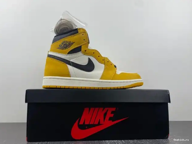 One Kick 1 DZ5485-701 Ochre Air Yellow OG High Jordan 0604